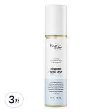 포레스트스토리 비유 퍼퓸 바디미스트 클린솝, 115ml, 3개