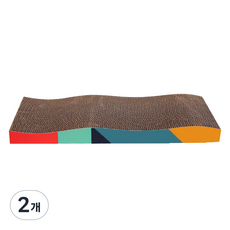 데이소이 고양이 컬러 포인트 평판형 스크래쳐, K003, 2개