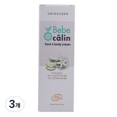 유니크미 베베꺌랑 페이스 앤 바디크림, 170ml, 3개