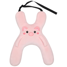 Seekis H型設計 兒童汽車抱枕安全帶, 1個, 粉色