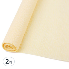 MaDaKkuMi 皺紋紙 40 象牙白 50 x 250 cm, 2個, 1色