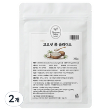 Naturemoa 真實椰子長片, 350g, 2個, 1入