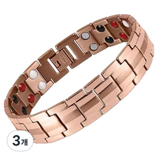 KODACHIEF 개성만점 케어 팔찌 로즈골드 225 x 15 mm, 3개