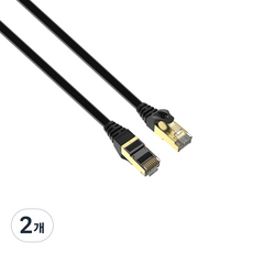 NEXT LINK FTP CAT.8 扁平網路線 網路線 50CM, 混合顏色, 2個