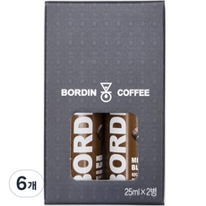 BORDIN 冰滴咖啡原液 中烘焙綜合豆款, 25ml, 2瓶, 3組