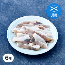 어보선 국내산 오징어채 (냉동), 6개, 200g