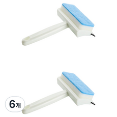 모던모어 2in1 창문 유리 스퀴지 청소솔, 6개, 화이트