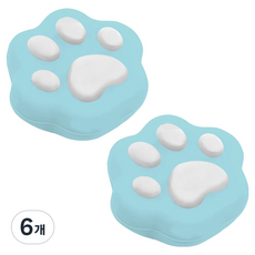 HOHOO Nyang Cap Nintendo Switch 2 Joy-Con 類比搖桿矽膠保護套, 6個, 單一商品, 015