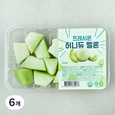 프레시몬 컷팅 허니듀 멜론, 6개, 500g