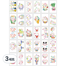 月集 紋身貼紙 30款, K, 3套