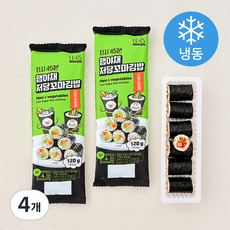 11시45분 햄야채 저당 꼬마김밥 (냉동), 120g, 4개