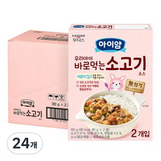 일동후디스 아이얌 바로 먹는 소스, 소고기, 160g, 24개