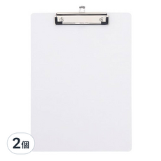 ABEL 力大牌 晶典磨砂壓克力板夾 A4, 66249-CL, 2個