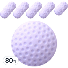 門把防撞多用途矽膠保護套, 80個, 紫色