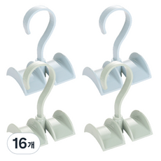 RIVERGREEN 旋轉式多功能包包整理掛架, 藍色 + 綠色, 16個