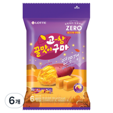 LOTTE 樂天 ZERO 煉羊羹 蜂蜜地瓜, 6個, 300g