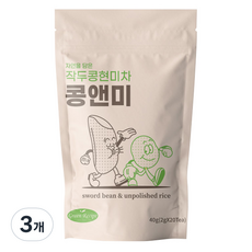 그린레시피 온엔온 작두콩현미차 콩앤미, 2g, 20개입, 3개