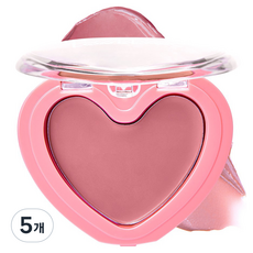 러블리씨씨 스위트 캔디 블러셔 4.5g, 5개, 01스위트딸기