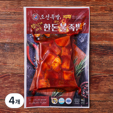 조선족발 한돈 큐브 불족발, 4개, 300g