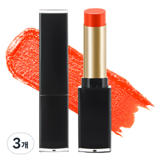 네이처리퍼블릭 립 스튜디오 인텐스 새틴 립스틱 뉴블랙, 05 쏠코랄, 3개