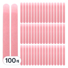 O-ON 粉色木紋磨甲棒 180/240, 100個