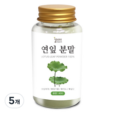 불로약초 연잎 분말, 5개, 40g