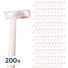 Mugen 一次性剃須刀 白色, 200個, 1入