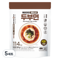 해초미인 두부면 180g + 메밀소스 50g 세트, 5세트