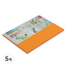 New C-Plain 紙文化 環保雙面色紙 No 44 橘色, 5個