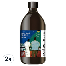 커피루소 콜드브루 원액 디카페인 릴랙스모먼트, 2개, 1개입, 500ml
