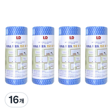 LIVING DUO 多用途抗菌捲筒抹布 藍色, 50個, 16個