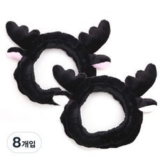 더자카 밤비 헤어밴드, 블랙, 8개