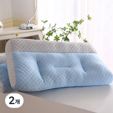 冰感頸椎側睡枕, 2個, 單一顏色