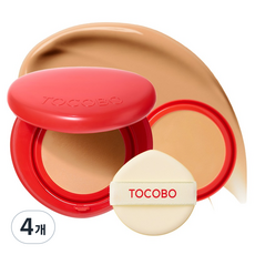 TOCOBO Apple Dewy Fit 氣墊粉餅 正裝 15g + 補充蕊 15g 套組, 4個, 27 柔和色