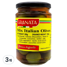 그라나타 믹스 이탈리안 올리브, 290g, 3개