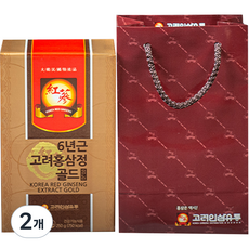 KOREA RED GINSENG DISTRIBUTION 6年根高麗紅參黃金提取液+購物袋, 250g, 2個