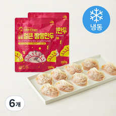굿푸드 얇피통통 얼큰짬뽕만두 (냉동), 280g, 6개