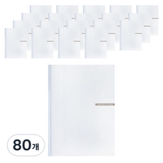 ECO Chungwoon 彩色片圓形夾 A4, 混色, 80個