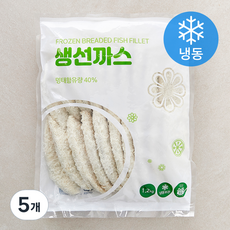 랜시 중국산 생선까스 (냉동), 1.2kg, 5개