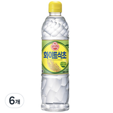 [오뚜기] 화이트 식초, 900ml, 6개