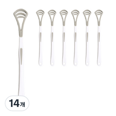 Living Home Detail 高級舌苔清潔器 灰色, 14個