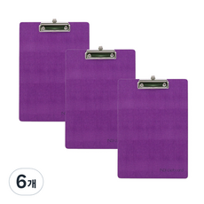 Indie A4文件板, 紫色, 6個