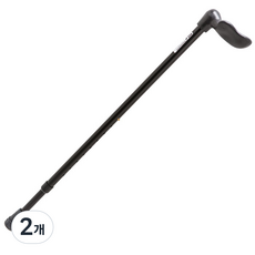 오쎈버그 블랙팜그립 자주색샤프트 길이조절식지팡이오른손, 2개