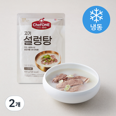 쉐프원 고기설렁탕 1~2인분 (냉동), 600g, 2개