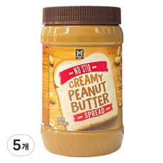 멤버스마크 로스팅 크리미 땅콩버터, 1.13kg, 5개