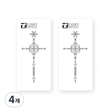 instant tattoo 裝飾物願望, 單色, 4個