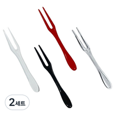생활을그리다 미니미니 두날포크 벌크포장 8.5cm 4종 x 25p 세트, 2세트, 100개입