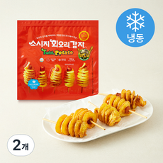 회오리감자 소시지 10개입 (냉동), 550g, 2개