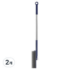 마켓감성 바닥청소 V형 브러쉬 하드, 블루, 2개