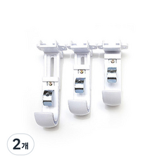 윈도우드레스 25mm커튼봉용 길이조절브라켓 5cm, 화이트, 2개